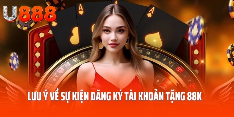 Lưu ý về sự kiện đăng ký tài khoản tặng 88k