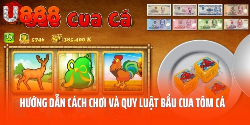 Hướng dẫn cách chơi và quy luật bầu cua tôm cá